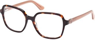 Guess Stijlvolle monturen in Dark Havana - Heren - Brillen - Bruin - 53 MM - Accessoires