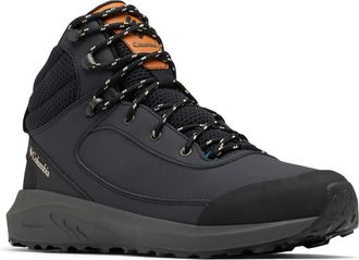 Columbia TRAILSTORM PEAK MID Mens Mid Rise Trekking And Hiking Boots, Black x Dark Grey, 9.5 UK