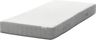 Beliani Beliani - Colch&oacute;n De Muelles Ensacados Con Asas Relleno De Espuma Viscoel&aacute;stica Duro Firmeza Alta Funda Extra&iacute;ble 7 Zonas Acolchado 90 X 200 Cm Cushy