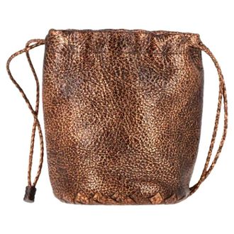 Bottega Veneta Pre-owned Bucket Bags, female, Yellow, Size: ONE SIZE Pre-owned Leather handbags