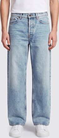 Golden Goose Jeans Parker wide leg in denim di cotone a vita media