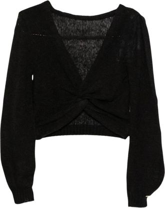 Twinset Chaleco Scaldacuore Twinset - Knitwear - Mujer - Negro - M