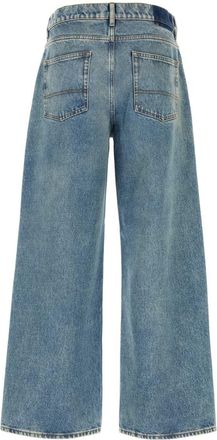 Golden Goose Mens Denim Jeans Blue Exterior: Cotton