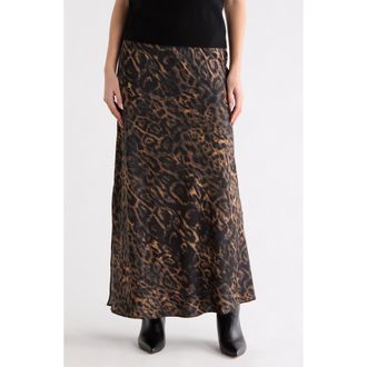 AllSaints Bryony Bias Maxi Skirt in Jinx Golden Brown at Nordstrom Rack, Size 12 Us / 16 Uk