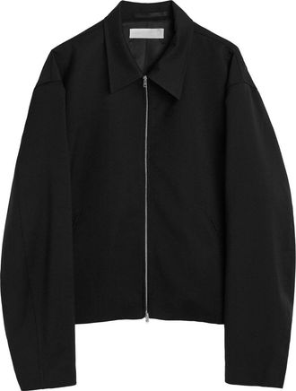 Our Legacy Virgin Wool Cropped Zip Jacket