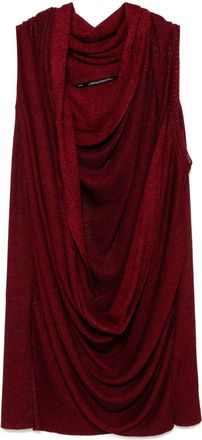 Julius Maglione con scollo a scialle - Rosso