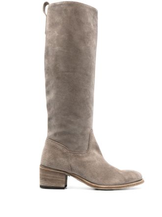 Officine Creative Denner 116 55mm knee-high boots - Grey