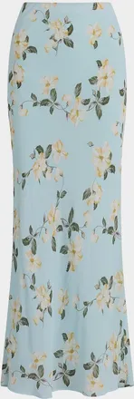 Favorite Daughter The Favorite Floral Print Maxi Skirt