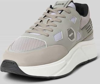 BALR. Sneaker mit Label-Applikation Modell Hexline in Hellgrau, Gr&ouml;&szlig;e 44