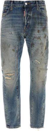 Dsquared2 Blue Mid Rise Jeans