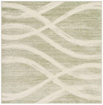 Safavieh Alfombra polipropileno beige/gris 244 x 244 cm