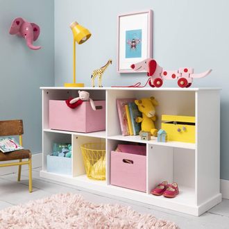N&ouml;a & Nani Halmstad Toy Cube Storage Unit in White