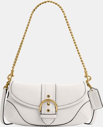 Coach Womens Soho Bag 25 - White Leather - One Size