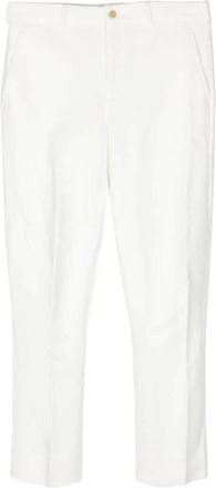 Comme Des Garçons Cropped Trousers, male, White, M, Cropped Slim-Cut Trousers