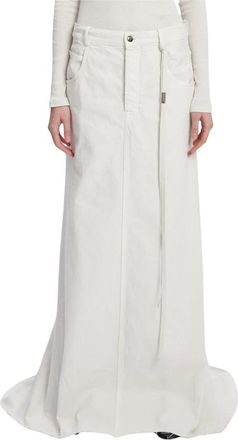 Ann Demeulemeester Comfort Rok met 5 Zakken - Dames - Maxi Rokken - Wit - XS - Rokken
