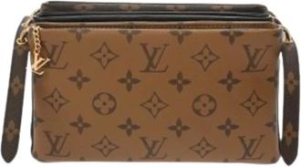 Louis Vuitton Pre-owned Cross Body Bags, female, Brown, Size: ONE SIZE Pre-owned Pochette Shoulder Bag