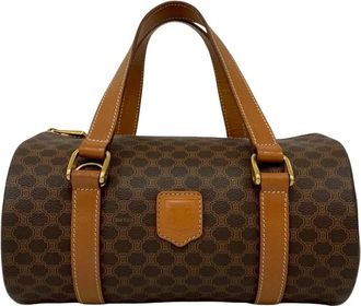 Celine Pre-owned Handbags, female, Brown, Size: ONE SIZE Pre-owned Top Handle Satchel