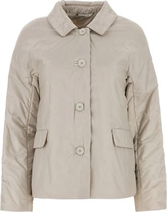 Max Mara Chalk Polyester Greens Jacket