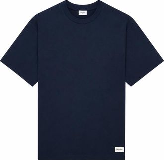Saint Laurent Navy Blue Crew Neck T-Shirt