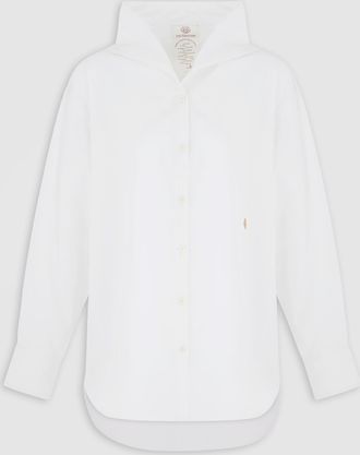 Les F&eacute;licit&eacute;s Chemise Cassandra Col Haut Blanc