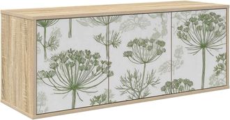 vidaXL Mueble De Tv Montado En La Pared Gotha 102 X 33 X 40 Cm Vidaxl