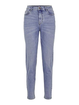 Pieces Womens PCKESIA MOM HW ANK JNS LB142-VI NOOS BC Jeans, Dark Blue Denim, Medium