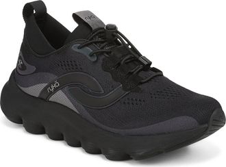 Ryk&auml; Podflow EZ 2 Walking Sneaker in Black at Nordstrom, Size 9.5