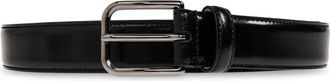 Giorgio Armani Leren Riem - Heren - Riemen - Zwart - 105 CM - Leer - Accessoires