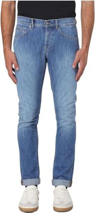 Dondup Heren, Jeans, Blauw, Maat: W34 Denim