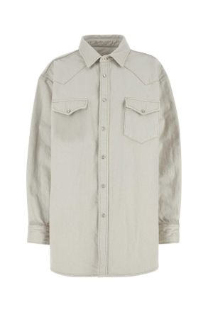 Maison Margiela Chalk Denim Oversize Shirt