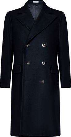 Boglioli Blue Wool Coat