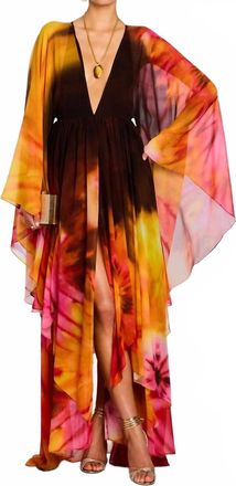 Retrof&ecirc;te Hedley Chiffon Dress In Orenda