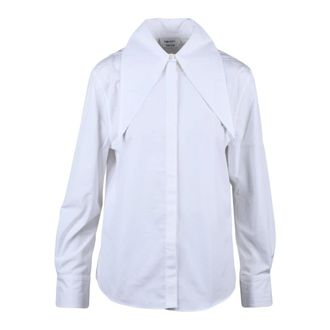 Alexander McQueen Overhemden, Dames, Wit, M, Katoen, Shirts