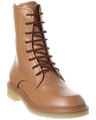 Max Mara Urban Leather Combat Boot