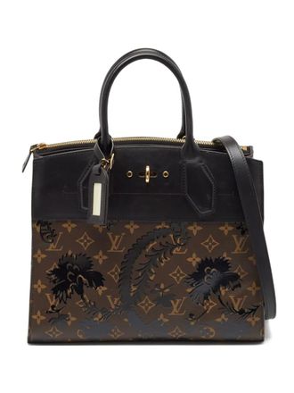 Louis Vuitton monogram canvas tote bag - Black