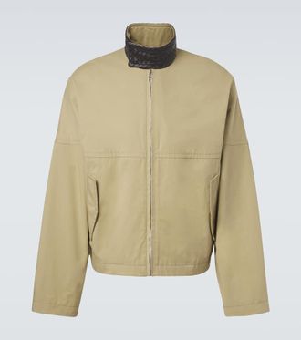 Bottega Veneta Intrecciato cotton blouson jacket
