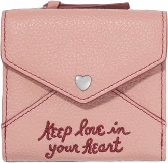 Brighton All My Lovin Compact Wallet In Pink Sand