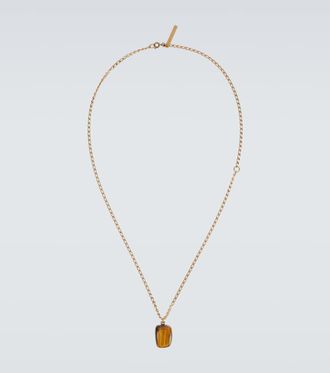 Dries Van Noten Gold-plated pendant necklace