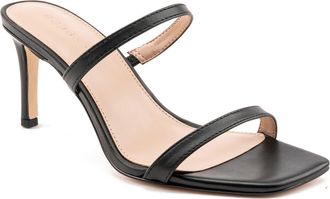 BCBGeneration eneration Salin Slide Sandal in Black Leather at Nordstrom, Size 6