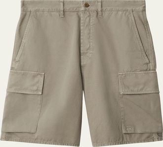 Burberry Mens Twill Cargo Shorts