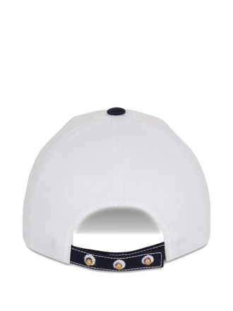 Balmain two-tone cotton cap - men - Cotton/Polyester/Cotton - OS - White