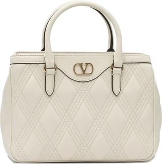 Valentino Garavani Borsa a spalla trapuntata - Toni neutri