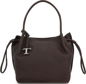 Tod's Tassen, Dames, Bruin, ONE Size, Leer, Elegante Marrone Handtas voor Vrouwen