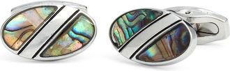 Clifton Wilson Mother-of-Pearl Cuff Links in Green at Nordstrom