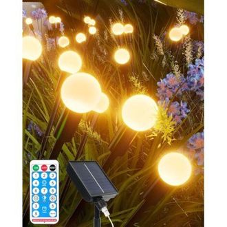 OEM Luces Solares Para Exteriores, Luces Solares Para Jard&iacute;n 4 En 1, Luz Solar Para Jard&iacute;n De 32 Led Con Control Remoto, 8 Modos De Iluminaci&oacute;n, Clasifica