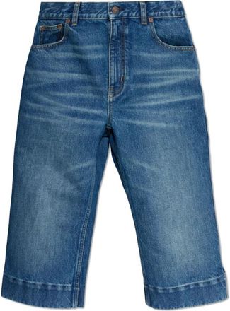 Chlo&eacute; Denim Bermuda Shorts - Dames - Denim shorts - Blauw - W27 - Denim - Korte Broeken