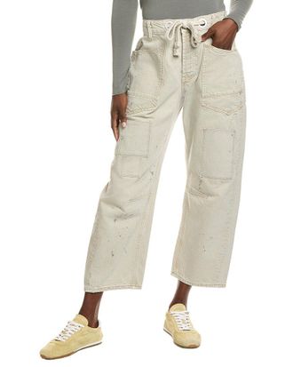 Free People Moxie Low Slung Jetty Pull-On Barrel Jean