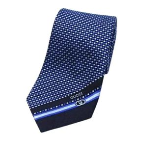 Gucci Pre-owned Cravat - Heren - Vintage Accessoires - Blauw - ONE Size - Vintage