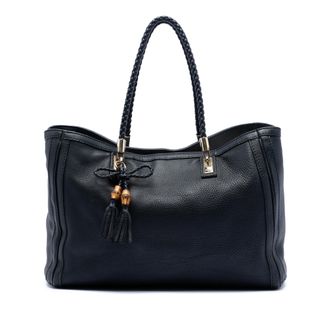 Gucci Tweedehands Medium Leren Bella Tote