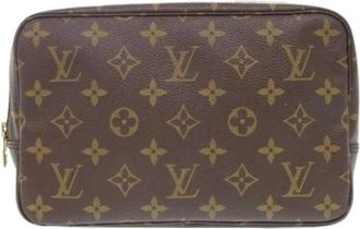 Louis Vuitton Pre-owned Clutches, female, Brown, Size: ONE SIZE Pre-owned Trousse Toilette